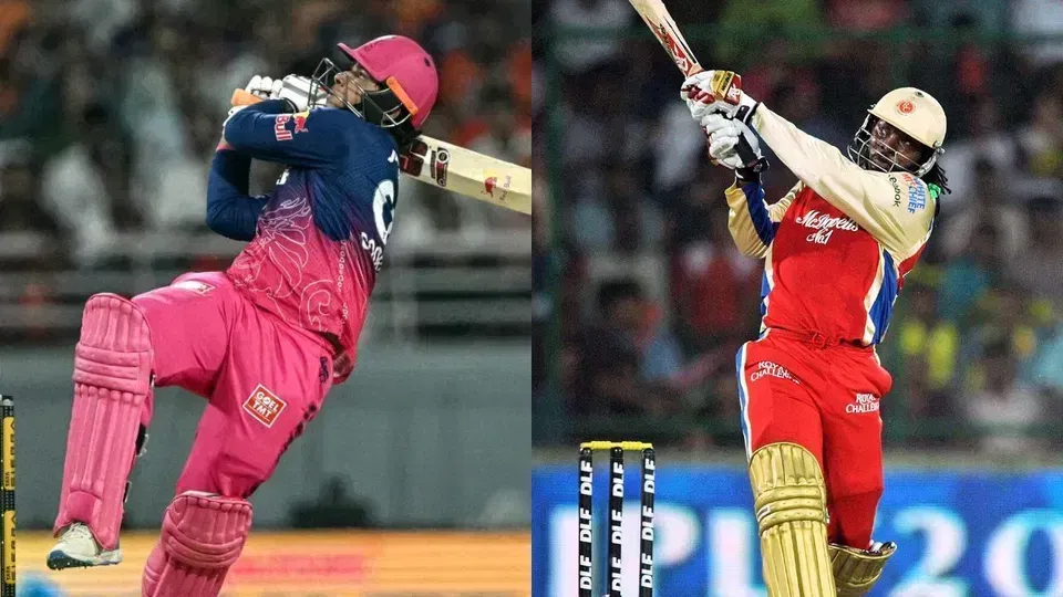 IPL में छक्के लगाने वाले खिलाड़ियों की सूची में क्रिस गेल को पीछे छोड़ा वैभव सूर्यवंशी ने